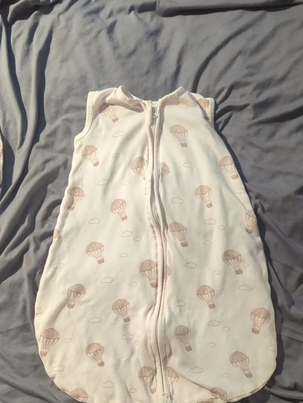 Jellymoni Baby Sleep Sacks - Pale Pink Hot Air Balloon Print (3 Pack)